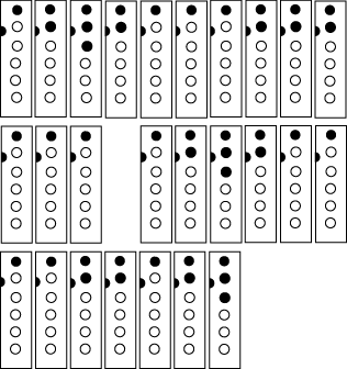 recorder melody graphic