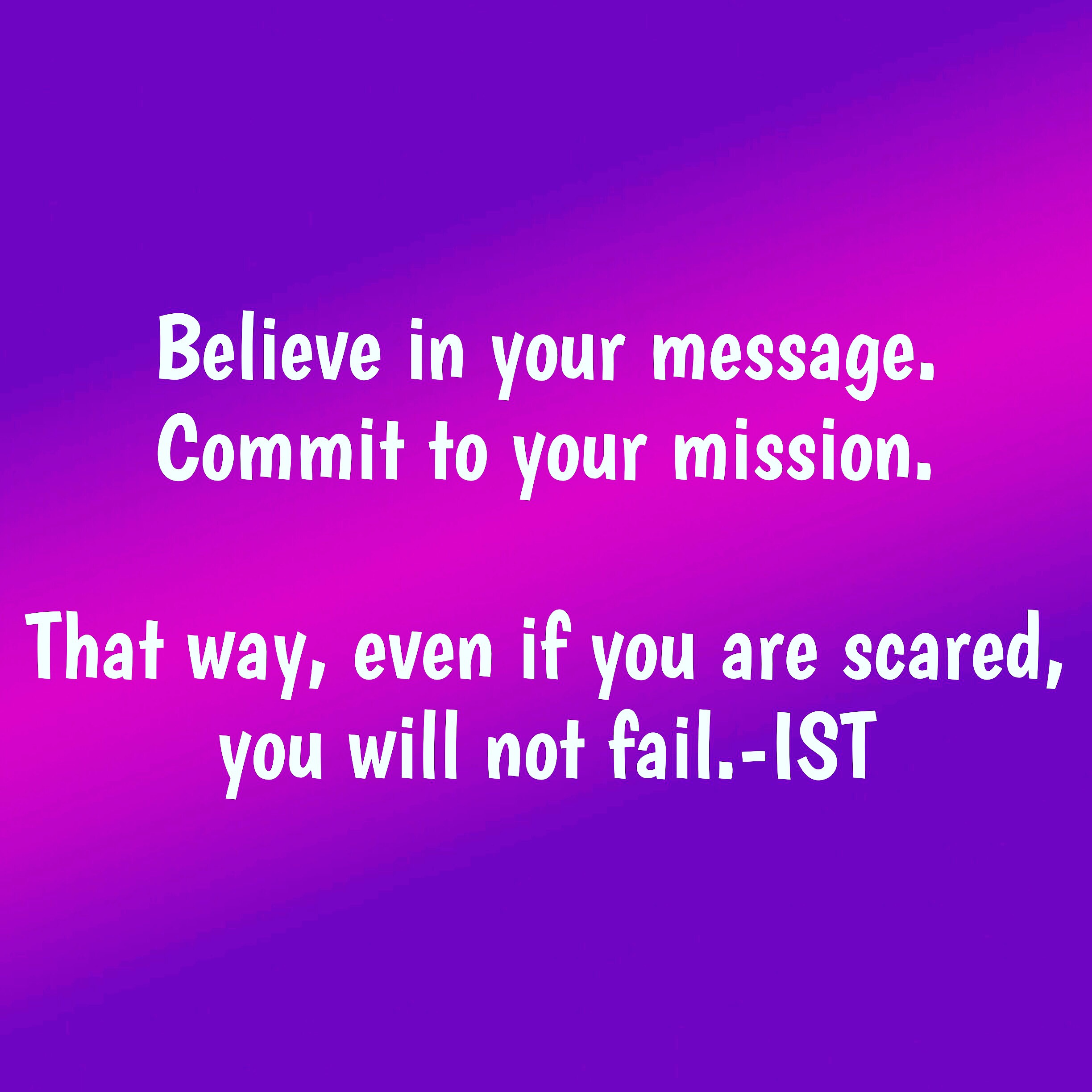 Commit and achieve