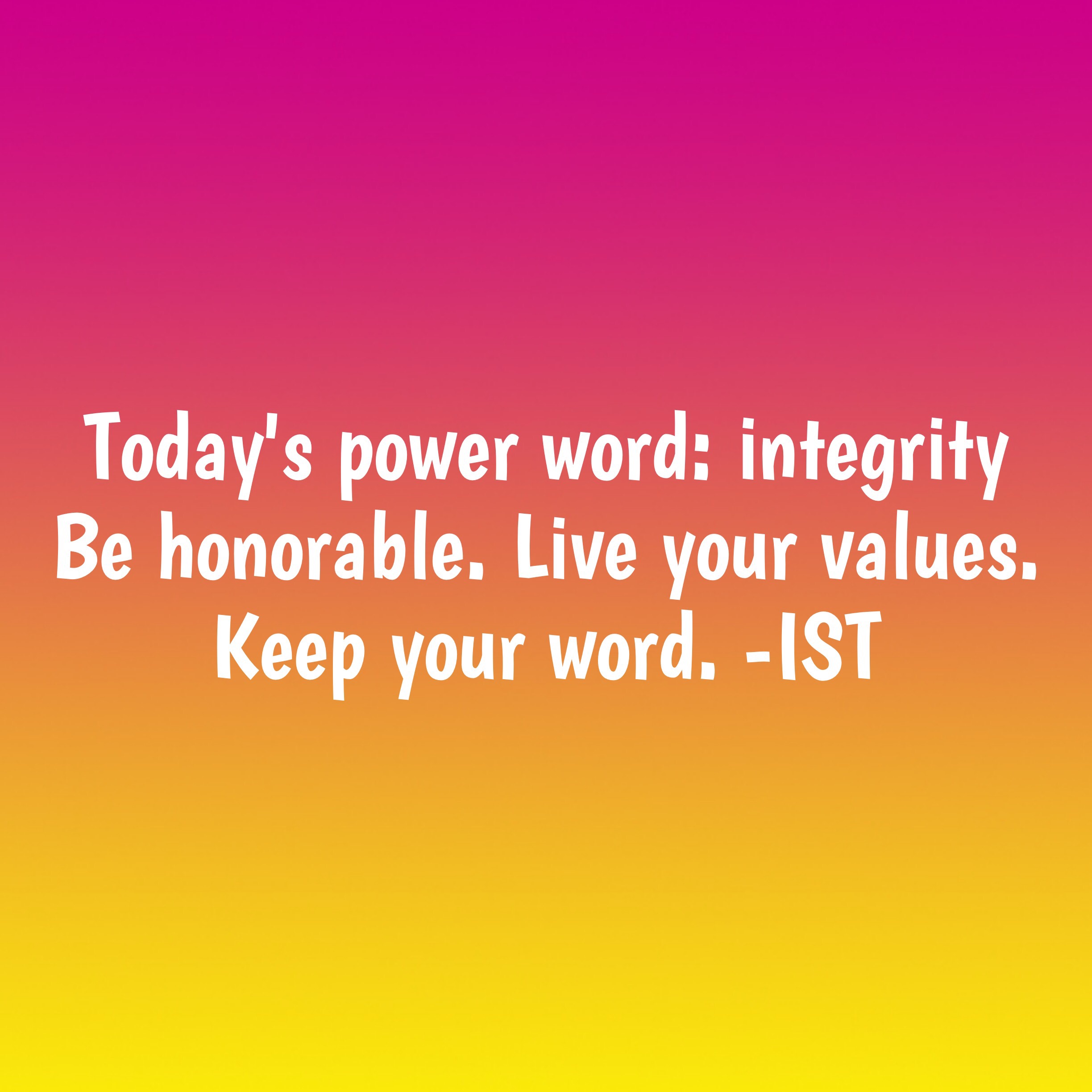 Integrity