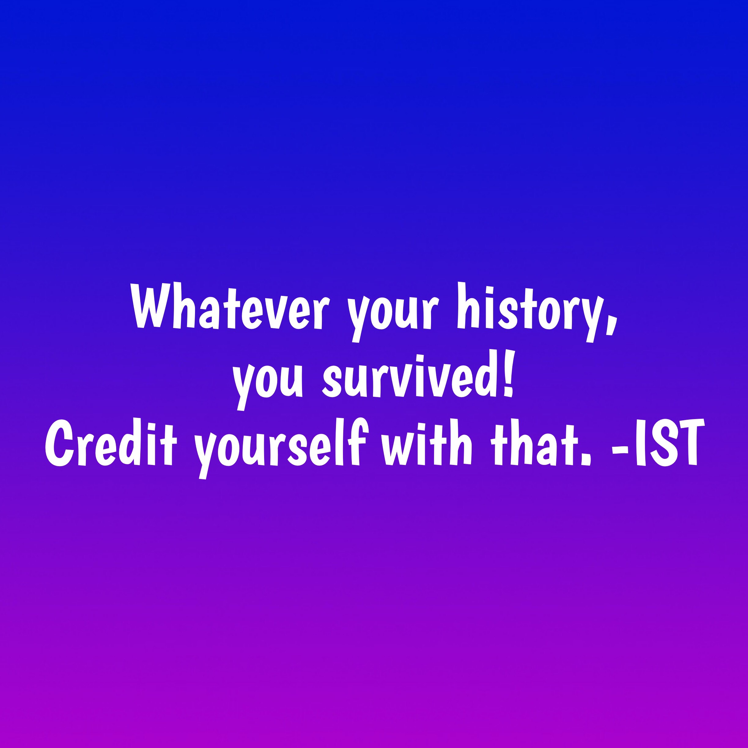 You survived graphic