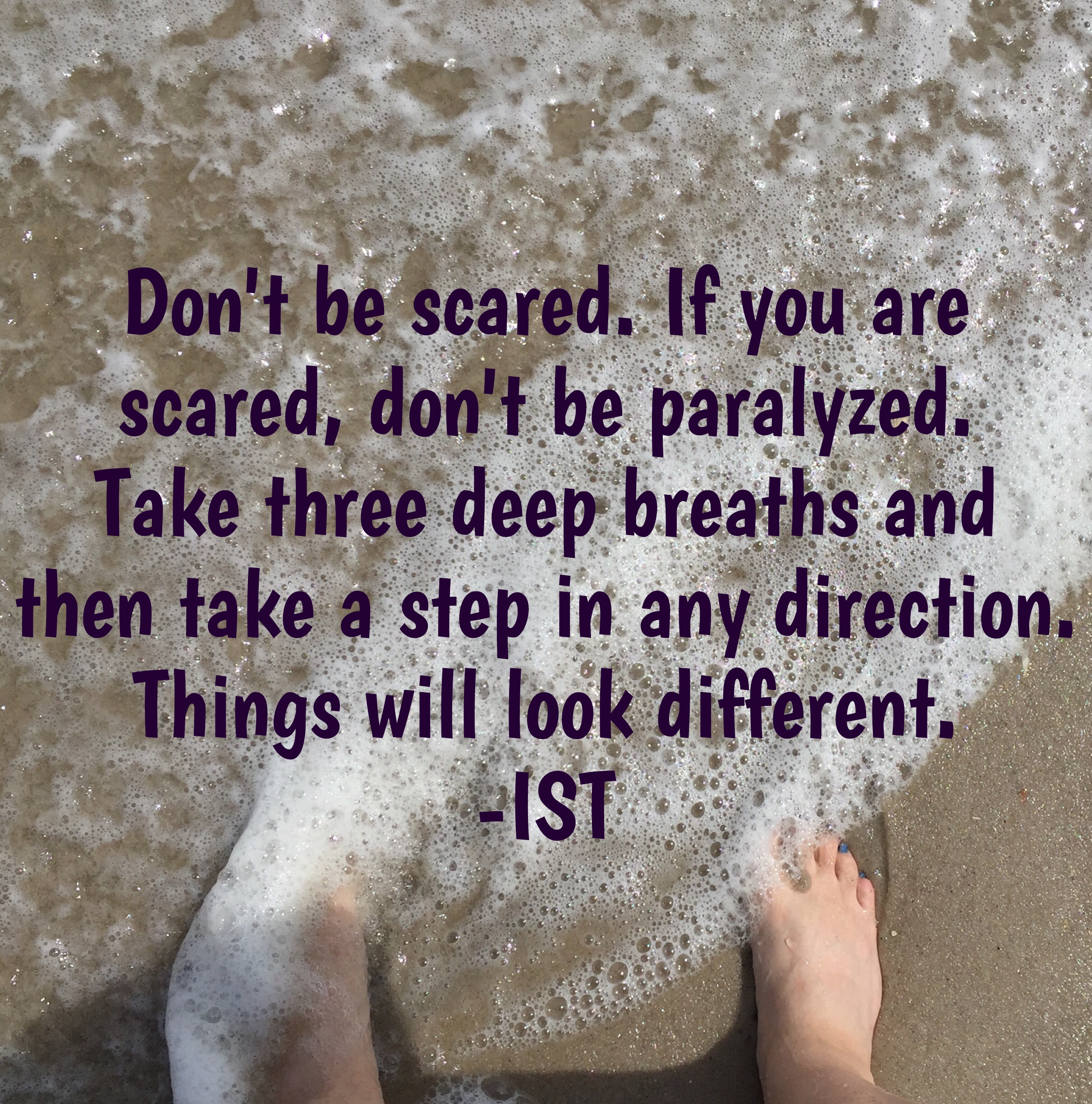 Don't be scared graphic