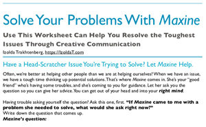 problem solving with maxine