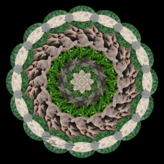 Earth Mandala art piece