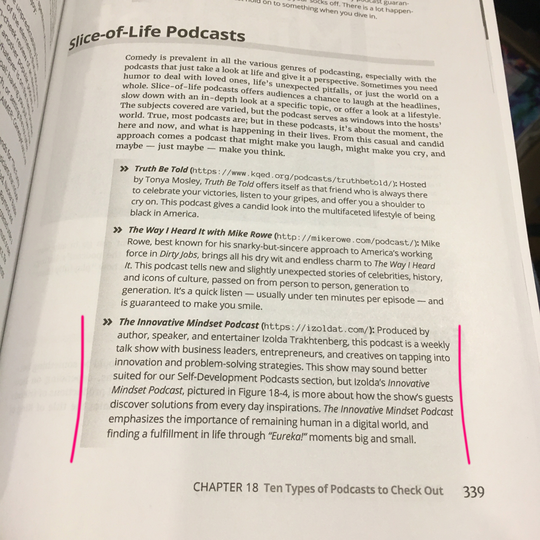 write in podcasting for Dummies