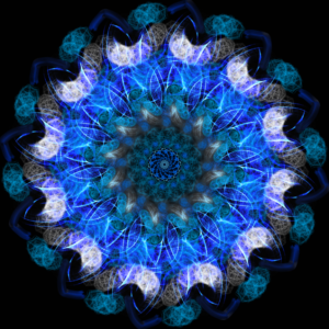 Blue Ice Mandala