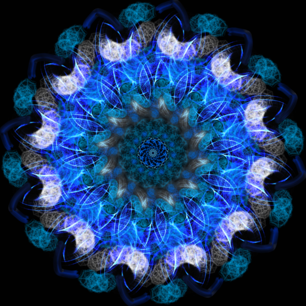 Blue Ice Mandala