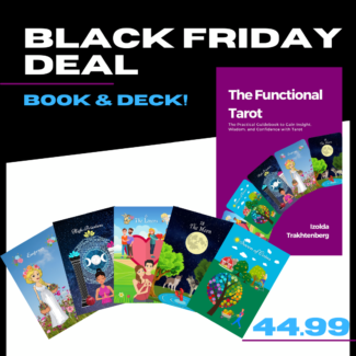 functional tarot book and deck black friday deal