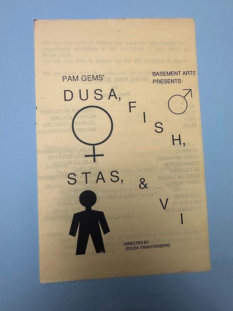 dusa fish stas and vi old program cover