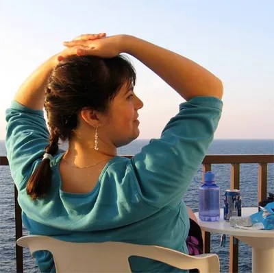 relaxing in greece